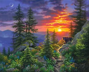 3 Wishes * Mountain Sunrise Panel * 20176-PNL - Imagen 1 de 1