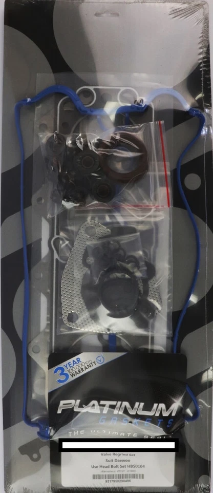 VRS CYLINDER HEAD GASKET KIT for DAEWOO LANOS SX T100 HATCHBACK 1997-1998 A16DMS - Image 1 of 1