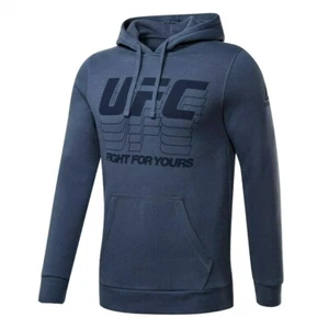 Reebok Official UFC Men's FG Smoky Indigo Pullover Hoodie (Size's M,L) NEW - Picture 1 of 6