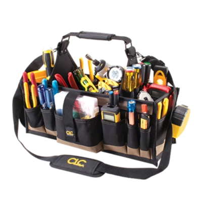CLC 1530 - 23" Electrician's Mechanic Maintenance 43 Pocket Tool Box Bag Carrier - Image 1 of 4