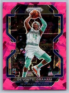 2021 Panini Prizm #184 Devonte' Graham Pink Ice MINT