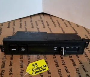 1993 DODGE GRAND CARAVAN LE  REAR DEFROST SWITCH UNIT 4373492 OEM - Picture 1 of 2