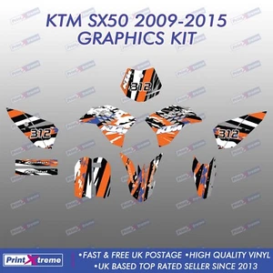 to fit KTM SX50 Graphics KTM mini junior 2009-2015 Motocross MX stickers ORANGE - Picture 1 of 7