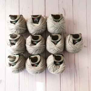 Sesia Eden ~ Lot of 20 ~ 463 Grey ~ Wool & Cashmere ~ Luxe & Soft - Picture 1 of 4