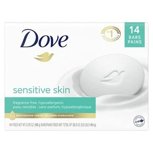 Dove Beauty Bar More Moisturizing Than Bar Soap for Softer Skin Fragrance-Fre... - Bild 1 von 7