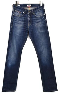Tommy Hilfiger Dritto Ryan Lars Lago Raw Elasticizzato Jeans Uomo W29/L32 Baffi - Bild 1 von 11