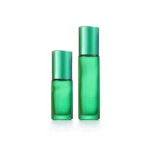 5ml 10ml Thick Matting Glass Essential Oil Perfume Roller Bottle Metal Balls - Picture 1 of 17