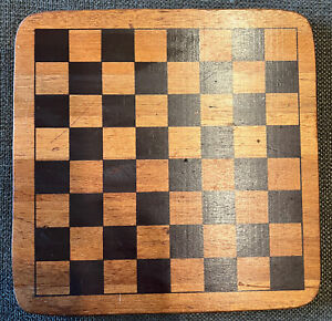 Reversable Wood Checker Board / Chess Board  to Chinese Checkers 11" x 11"