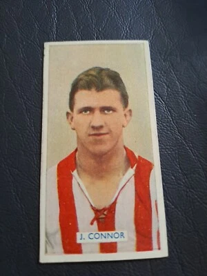 (B151) CARRERAS, FAMOUS FOOTBALLERS, J. CONNOR SUNDERLAND  1935  # 20 - Image 1 of 2