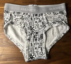 Hanes Boys Size Med (men’s Small) Cotton Brief Underwear Kidcore - Picture 1 of 6