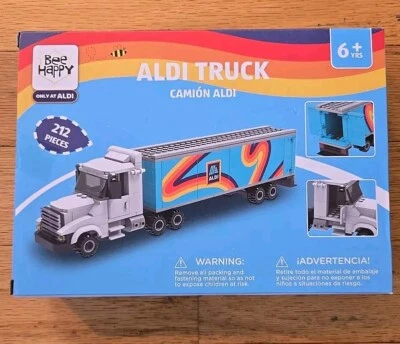 Juego de bloques de construcción ALDI Truck Bee Happy exclusivo (edición limitada; 212 piezas) Foto 1 de 2