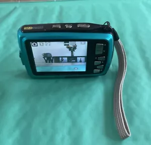 Polaroid IF045B 14.1 MP Dual Screen Waterproof Digital Camera Blue Tested Works - Picture 1 of 5