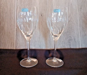 J.G. Durand France 9" Wine Glasses Goblet Set of Two (2) Replacement - Picture 1 of 8