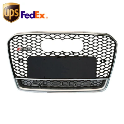 For Audi A5 S5 B8.5 2013-2017 Grille Honeycomb Mesh Grill  RS5 Style Foto 1 de 4