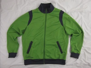 Under Armour Track Jacket Mens XL All Season Gear Loose Fit Green Gray Full Zip - Picture 1 of 11