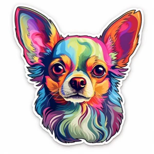Autoaufkleber Sticker Niedlicher Chihuahua Aufkleber - Picture 1 of 1