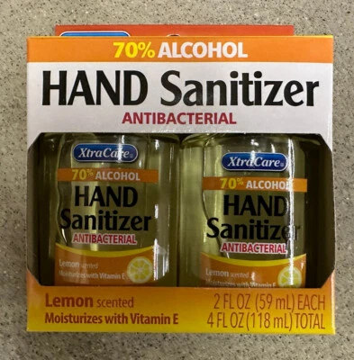 Xtracare Antibacteriano Desinfectante de Manos Perfumado a Limón, 2ct. Pack Foto 1 de 2