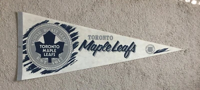 NHL Toronto Maple Leafs Vintage EST.1917 Team Logo Hockey Felt Full Size Pennant - Image 1 of 4