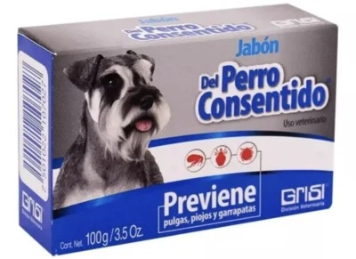 EL PERRO CONSENTIDO DOG SOAP. EL MEJOR JABÓN MEXICANO PARA PERRO (GRISI).