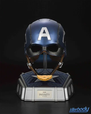 Killerbody 1:1 Captain American Helmet Wearable + Bluetooth Speaker Display Base - Image 1 of 4