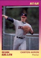 1989 Canton-Akron Indians Star #7 Mark Gilles Peoria Edwards Illinois Bradley IL