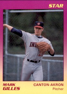 1989 Canton-Akron Indians Star #7 Mark Gilles Peoria Edwards Illinois Bradley IL