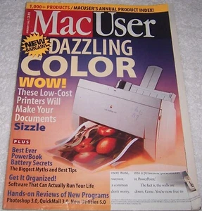 Mac User Magazine January 1995 Low-Cost Printers - Picture 1 of 1