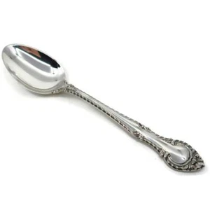 Gorham ENGLISH GADROON Sterling Silver Dessert or Oval Soup Spoon, 6 3/4" Long - Picture 1 of 5