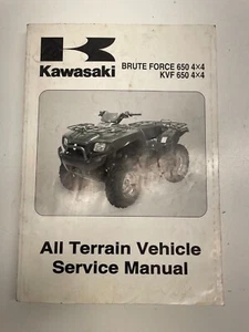 2005 Kawasaki KVF650 D E Brute Force Genuine OEM Service Shop Repair Manual Book - Picture 1 of 17