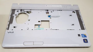 SONY White 012-121A-3016 PCG-71311M palmrest w/ touchpad, power board, speakers - Picture 1 of 10