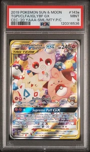 Pokémon Cosmic Eclipse 143a 2019 Togepi & Cleffa & Igglybuff GX 143a/236 PSA 9 - Imagen 1 de 2
