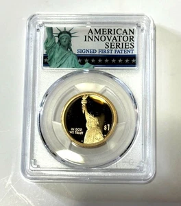 2018 S PCGS PR-70 American Innovation Series $1 Washington-Signed 1st Patent PR - Bild 1 von 2