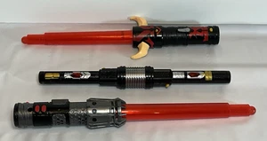 Star Wars Darth Maul Electronic Lightsaber 5ft 6in long Cosplay costume working - Picture 1 of 3