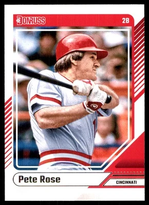 Pete Rose 2024 Donruss #64 Cincinnati Reds MLB LEER ENVÍO GRATUITO AutographDen Foto 1 de 2