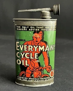 WAKEFIELD EVERYMANS VINTAGE BICICLETA LUBRICANTE LATA BICICLETA ENGRASADOR EXHIBICIÓN LATA - Imagen 1 de 9