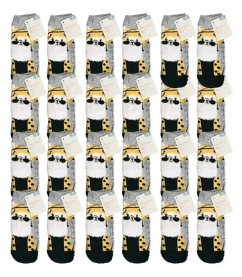 Lote a granel de 24 pares de calcetines Xhilaration para mujer llama difusos de corte bajo talla 4-10 nuevos con etiquetas Foto 1 de 4