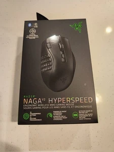 Razer NAGA V2 HyperSpeed Bezprzewodowa mysz do gier RZ01-03600100-R3U1 (NOWA ZAPIECZĘTOWANA) - Zdjęcie 1 z 2