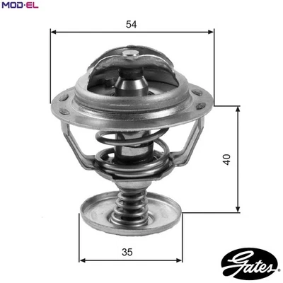 THERMOSTAT COOLANT TH06082G1 FOR FORD ASIA & OCEANIA ZH10JRB 1.0L 4cyl IKON 1.3L - Image 1 of 4