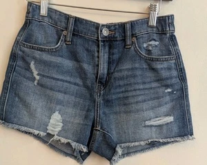 Neu mit Etikett Aero Real Original Denim Jeansshorts Größe XS 28"X 3" abgenutzt - Bild 1 von 3