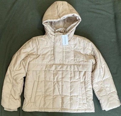 Abrigo acolchado acolchado acolchado para niño nuevo con etiquetas. Talla grande 10. Bronceado. Amazon Essentials Foto 1 de 4