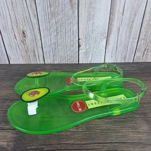 Katy Perry Geli Flat Ankle Strap Sandals Women's Sz 9 Green Avocado (NWOB) - Picture 1 of 8