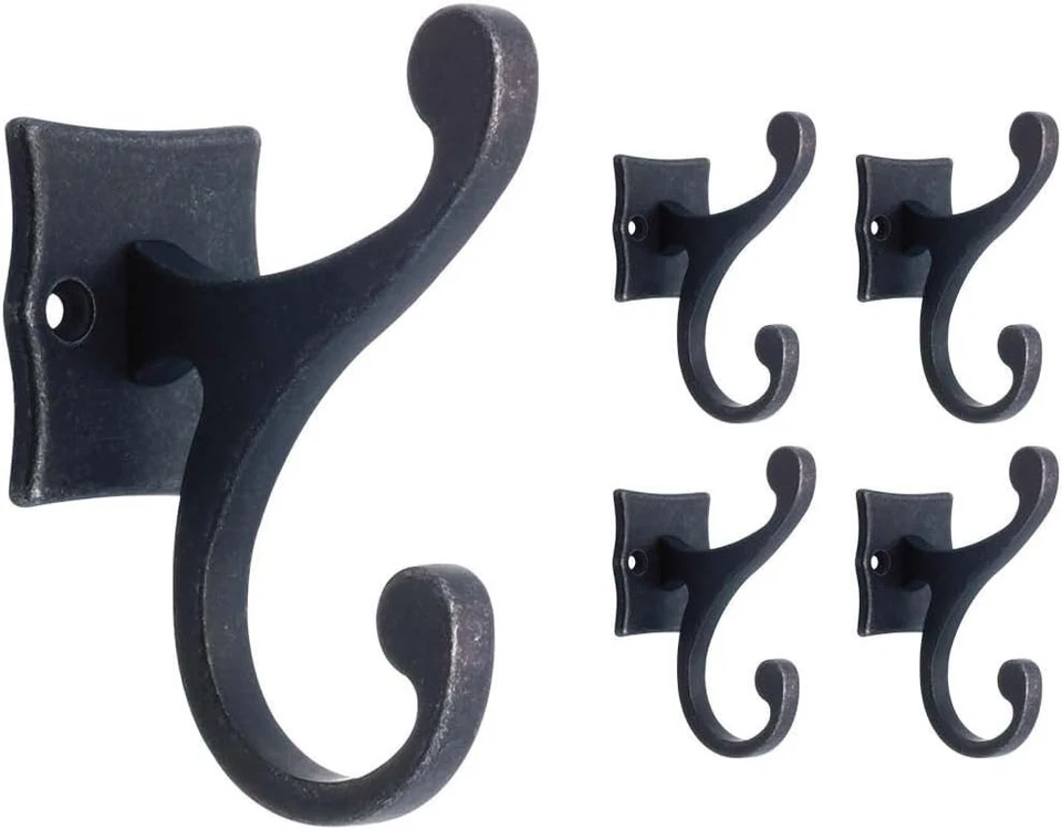 Franklin Brass Fbscrh5-tdg-c Scroll Wall Coat and Hat Hook in Tumbled Gunmetal