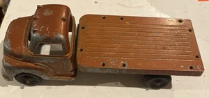 Vintage 1950's-1960's Structo Truck diecast Farm Work Rig metal flat bed 9" - Picture 1 of 9