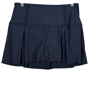 Lululemon Lost In Pace Pleated Skort Women 6 Skirt Black Pockets Shorts Workout - Picture 1 of 7