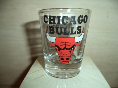CHICAGO BULLS 1991 NBA CHAMPIONSHIP SHOT GLASS NEW NBA CHAMPS FREE SHIP Cover