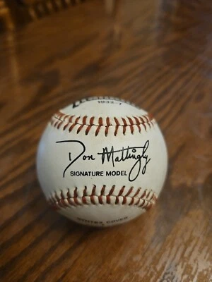 Franklin Baseball Don Mattingly Signature Model 1932-7 MLB Yankees Collectible - Image 1 of 4