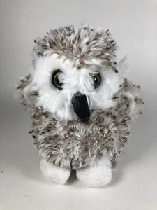 Wildlife Artists Plush Baby Snowy Owl Shaggy 6” 2018 White Stuffed Animal Toy - Picture 1 of 11