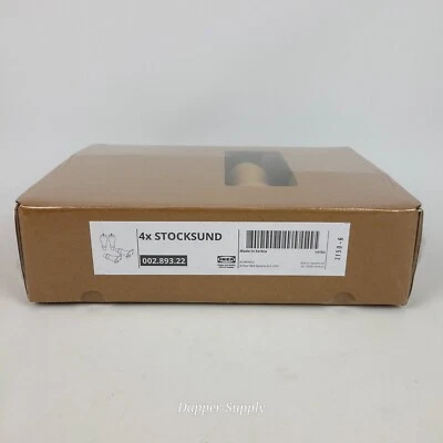 IKEA STOCKSUND Legs For Armchair/Sofas Light Brown 4 Pack Natural Beech Wood New - Image 1 of 3