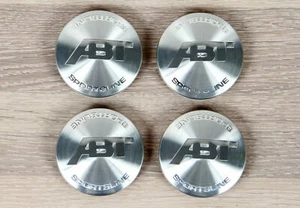 4x Original ABT Felgendeckel silber 5438 für AR, BR, CR 18-22 Zoll, 66mm *NEU - Bild 1 von 1