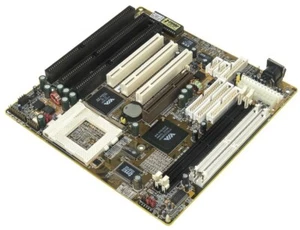VIA VT82C586B Socket 7 2x Sdram 2x Simm 3x Isa 3x PCI Motherboard - Picture 1 of 2